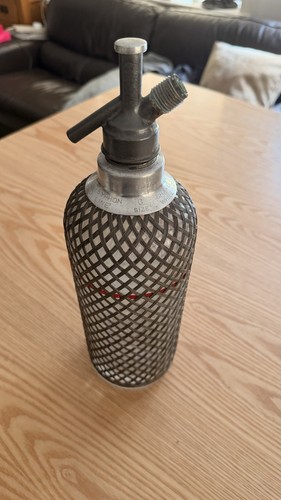 Old vintage glass soda - soda, syphon