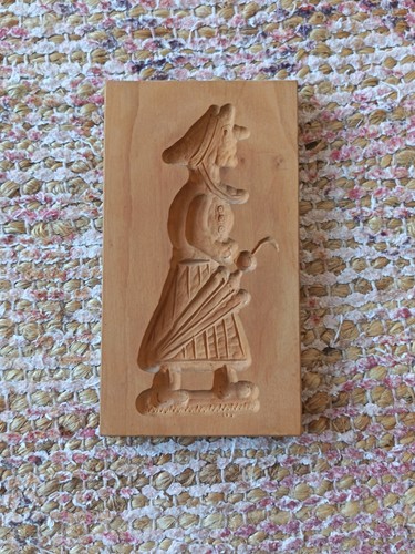 Wooden cookie butter mold - wooden,