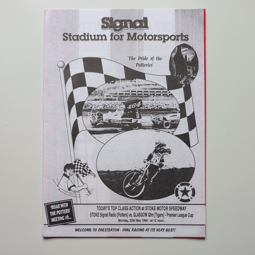 Speedway programme stoke - speedway,