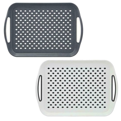 Serving tray plastic rubber - plastic,