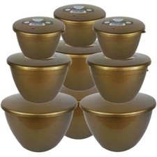 Gold Pudding Basins, Set of 9