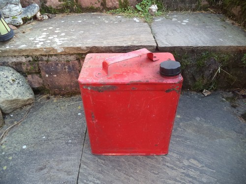 Gallon petrol can - can, tin