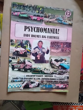 PSYCHOMANIA ANDREW HOLMES FAREWELL  BANGER RACING PROGRAMME 13TH  SEPTEMBER 2009