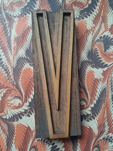 Large wooden letterpress - large,