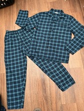 Men’s M&S Blue Checked Warm