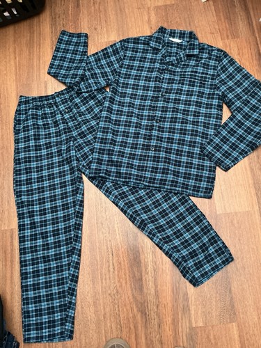 Men blue checked warm - blue,