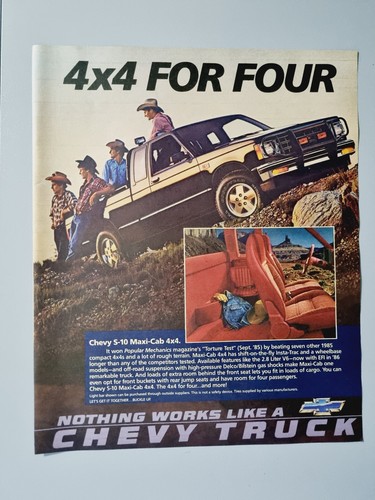 Chevy maxi cab 4x4 - s-10, truck