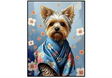 Yorkshire Terrier in Blue