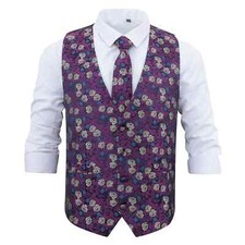 Purple & Yellow Woven Floral