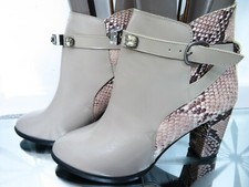 Markus Lupfer light brown with Snakeskin print Ankle Boots UK 7, EU 40