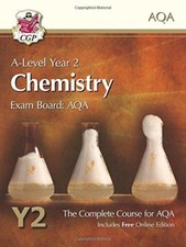 New A-Level Chemistry for AQA: Year 2 Student Book with Online Edition By CGP B