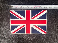 England Union Jack Great Britain Car Van Caravan Bike Vinyl Sticker 15x10cm Nos