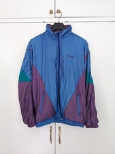 Adidas Originals - Vintage 1980s Shellsuit Jacket - XL - Blue / Purple / Green