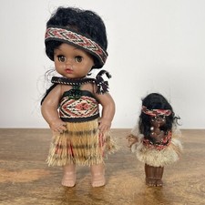Parrs Tribal Maori Doll Vintage Girl New Zealand Collectable Souvenir Polynesian
