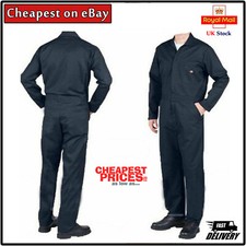 Mens Work Overalls Coveralls Boilersuit Warehouse Students workerwear Suit -NAVY