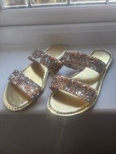 Gold Glitter sandals