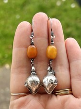 Vintage Silver And Egg Yolk