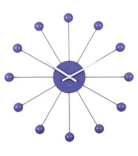 Karlsson Funky Spider Wall Clock 40cm Bright Purple KA5977PU