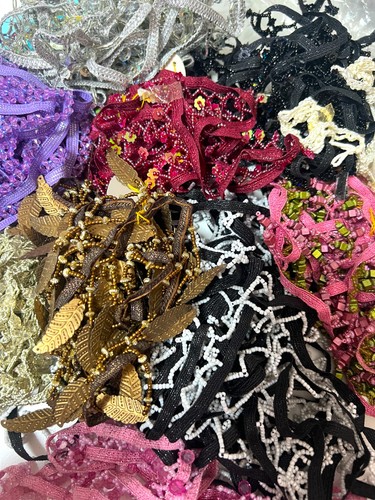 Beaded fringing remnants - fringing,