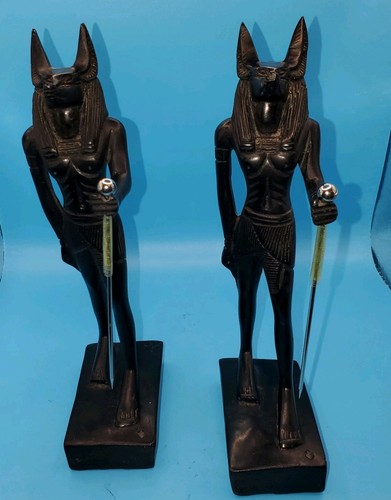 Pair anubis standing egyptian - pair,
