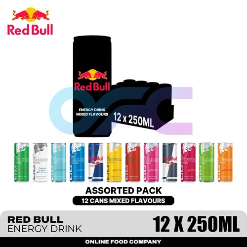 Red bull energy - bull, drinks