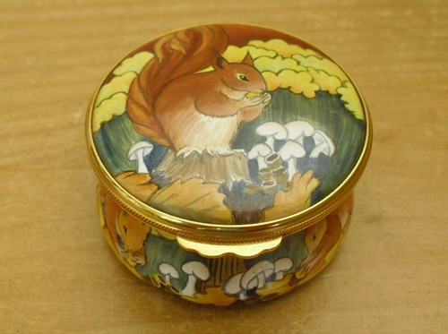Moorcroft enamels red - moorcroft, "red