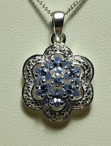 Silver purple cubic zirconia - silver,