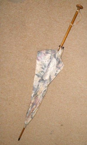 Antique parasol oak - parasol,