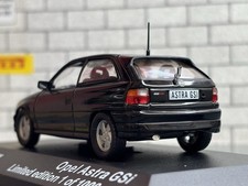 *BOXED* 1:43 TRIPLE 9 Premium VAUXHALL ASTRA GSi 16V MK3 Black MODEL CAR *HTF