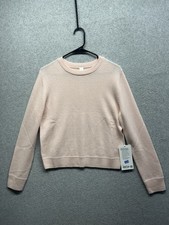 NEW $198 Lululemon Cashmere Slim Fit Crewneck Size Medium BPNK Butter Pink❤️
