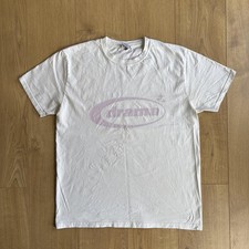 drama call white t shirt faded