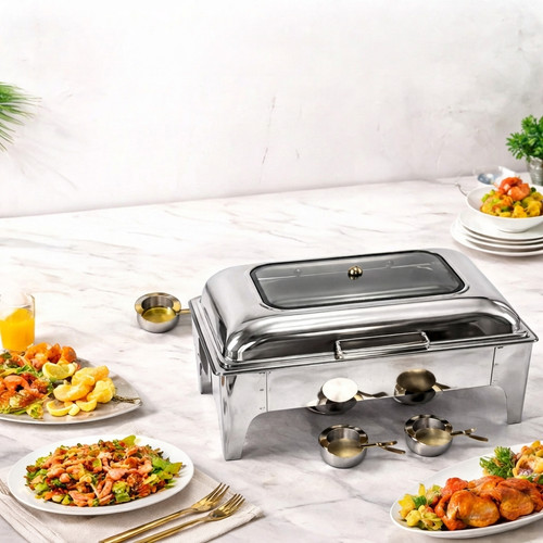 Rectangular stainless steel - 9l,