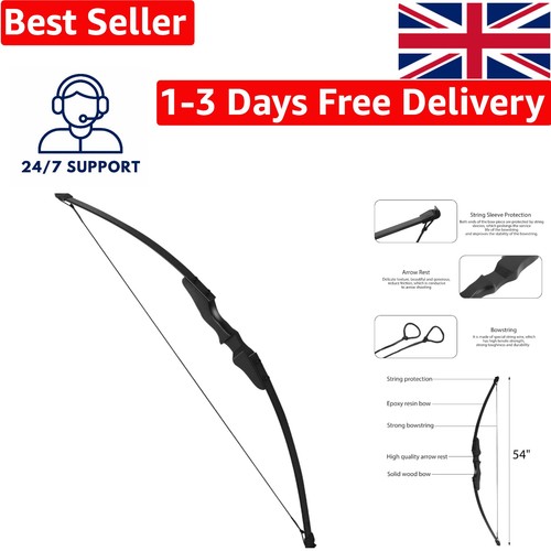 Versatile black recurve - versatile, 54"