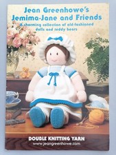 JEMIMA-JANE and Friends Knitting Pattern, Old Fashioned Dolls - Jean Greenhowe