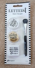 Ranger Pearl Powder Kit - Powder x 2, Sticky Ink & Brush