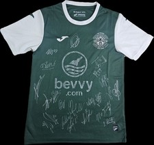 Hibernian Fc Squad Signed 2025/26 Home Shirt Autograph Hibs Football COA PROOF