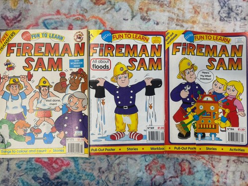 Fireman sam fun learn comic - to,