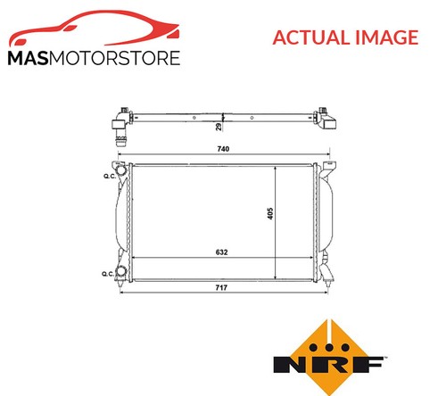 Engine cooling radiator nrf - cooling,