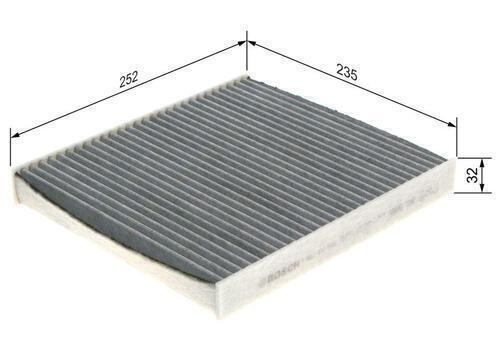 Cabin air filter fits seat - filter,