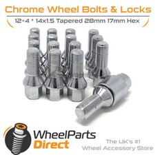 Wheel Bolts & Locks (12+4) for