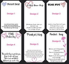 Bear hug backing cards pocket