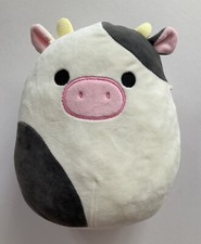 Squishmallows Squishmallow Plush Connor the Cow Plush Soft Toy Squeaks Squeeze