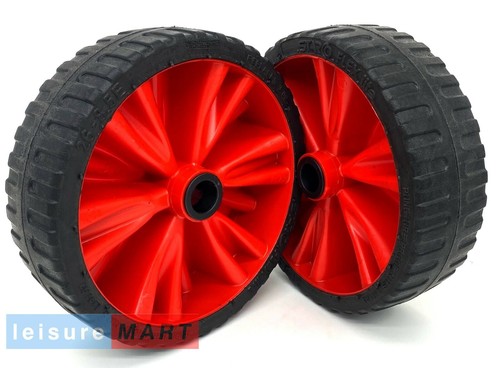 Red dinghy launch trolley - dinghy,