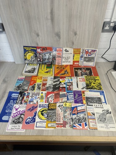 X119 speedway programmes - x119,