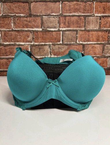 Shirt bra teal 32c - -,