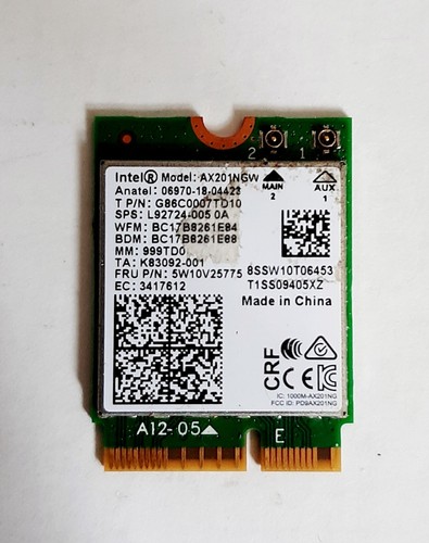 Envy wifi card intel - hp, cg