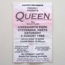 Queen Knebworth Park 1986