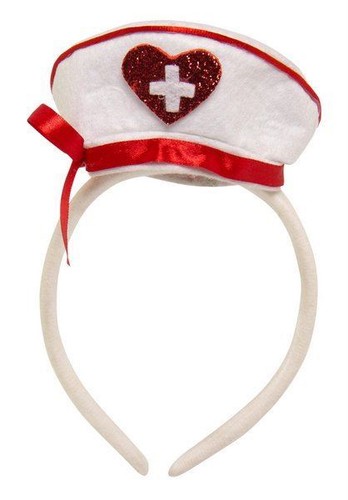Tiara nurse hat - tiara, ribbon