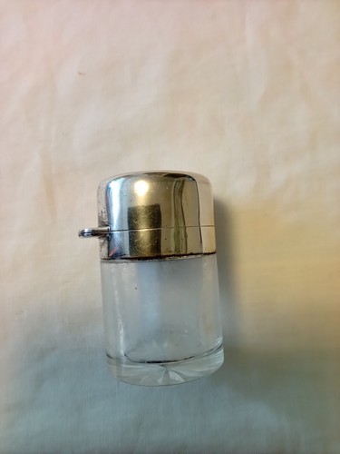 Antique solid silver - antique, glass