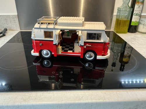 Lego red white camper - vw,